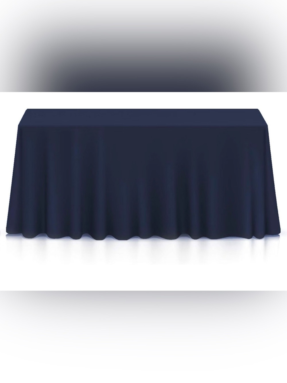 Table Linen / Rectangle Table Cloth 90x132” - Navy